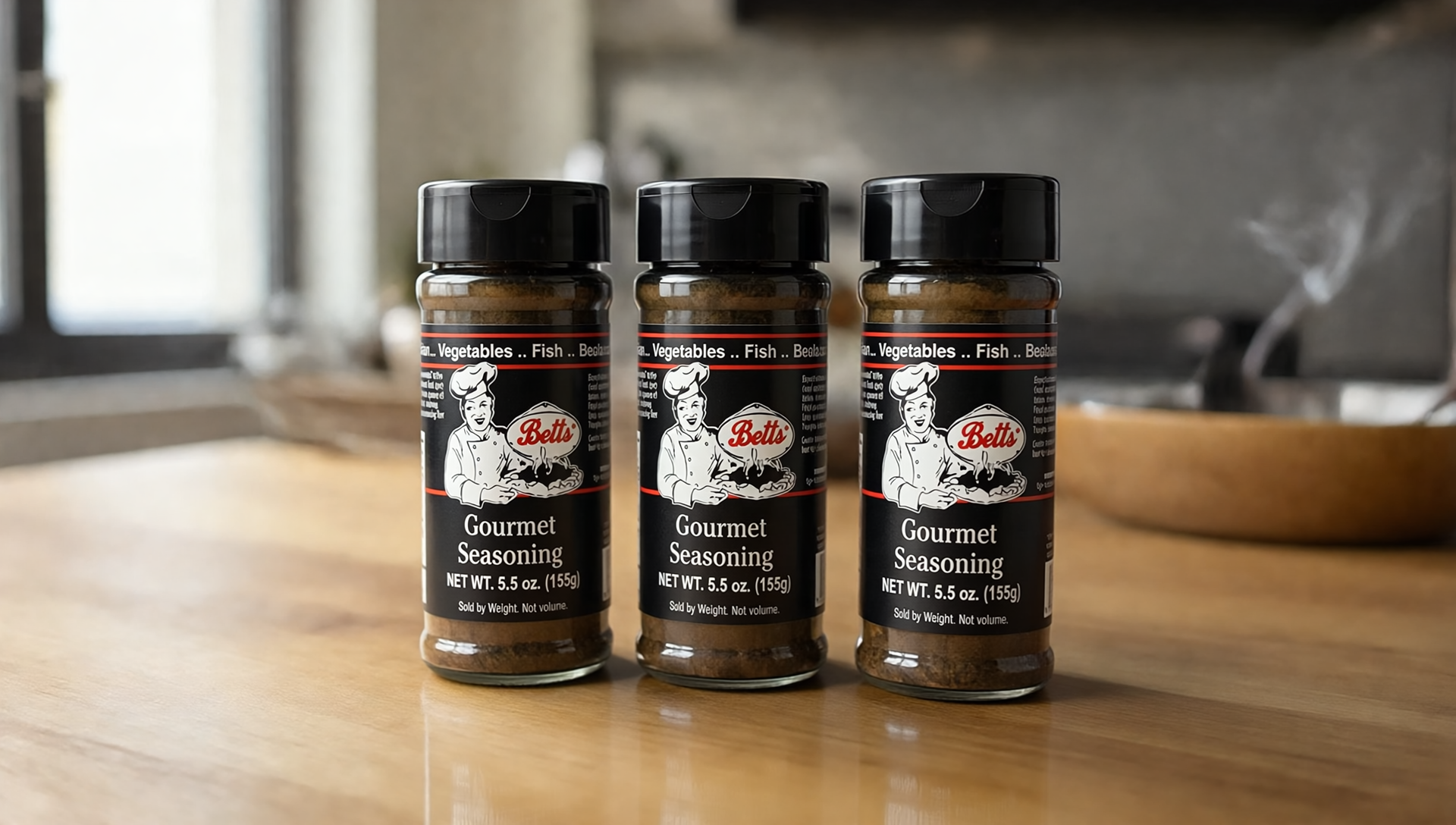 Betts Gourmet Seasoning - 3 Pack  (PRE-ORDER / SHIPPING LATE APRIL)
