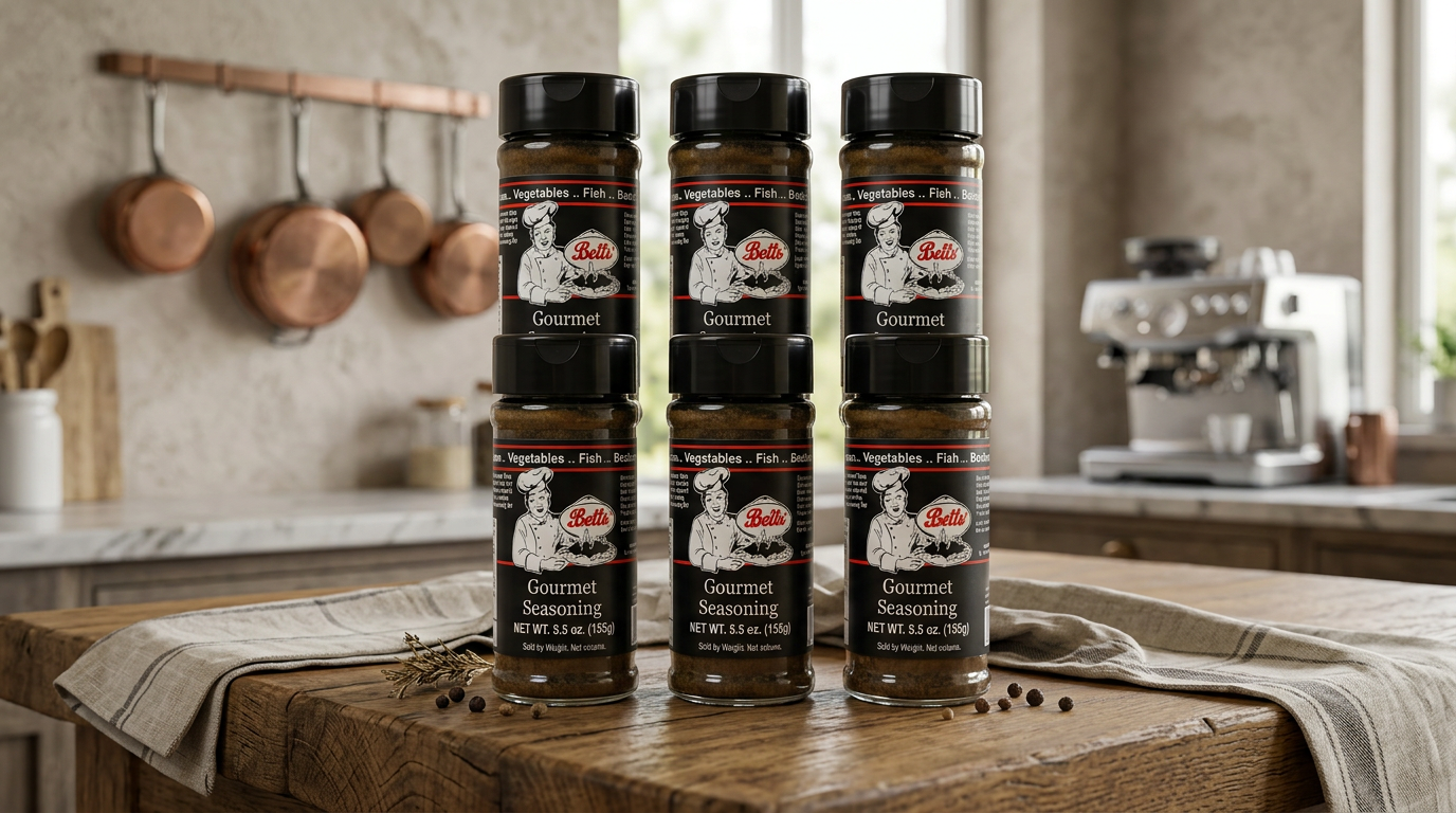 Betts Gourmet Seasoning - 6 Pack